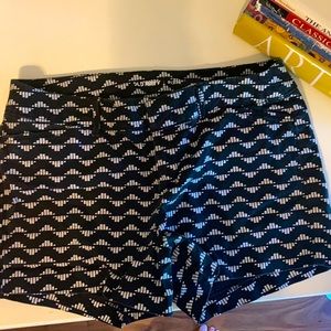 Navy patterned Old Navy Bermuda shorts